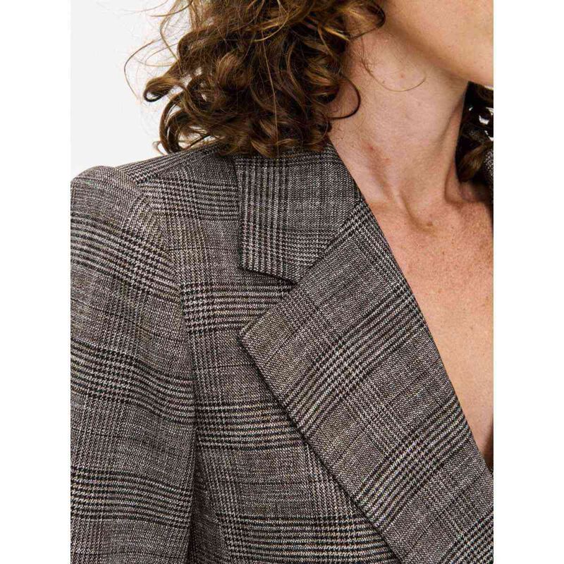 Veronika Maine European Check Blazer image number 2